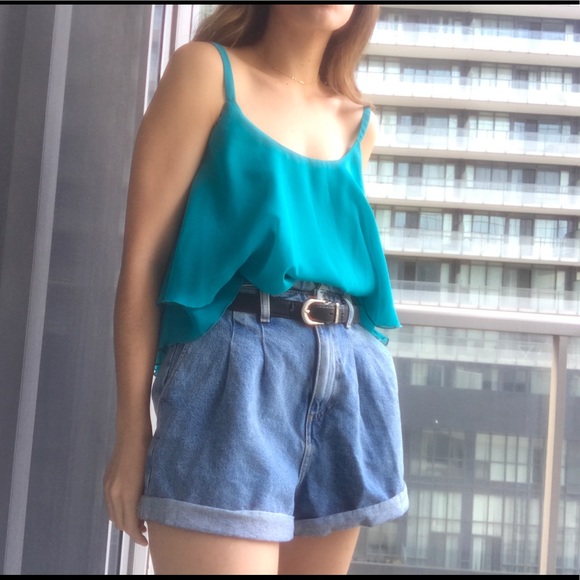 Turquoise blouse - Picture 2 of 3